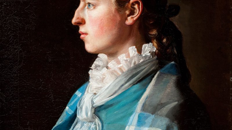 Michael Ancher. Portræt af kunstnerens forlovede Anna Brøndum (1878) | Anchers Hus